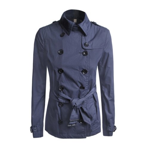 BURBERRY/博柏利20春夏 女裝 服飾 深藍(lán)色 棉質(zhì) 女士風(fēng)衣外套 3933407