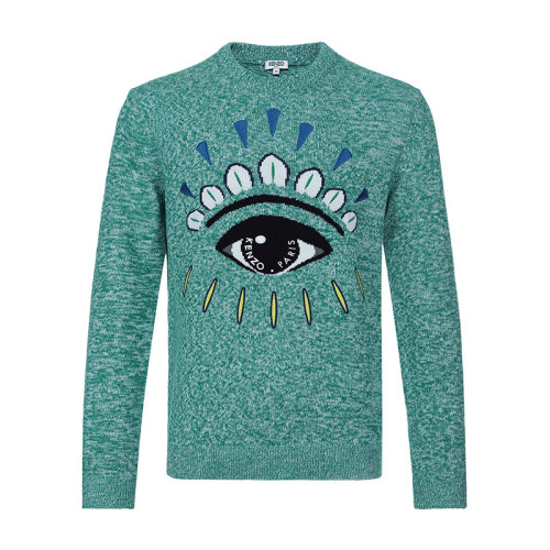 KENZO/高田賢三 男士針織衫/毛衣 男士棉質(zhì)圓領(lǐng)長(zhǎng)袖針織衫 5PU252 3XD