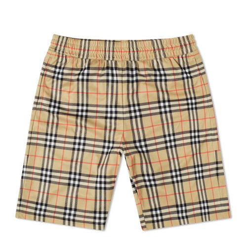 BURBERRY 博柏利 巴寶莉 男士 服裝  黃色經(jīng)典格紋休閑百搭短褲 男士短褲