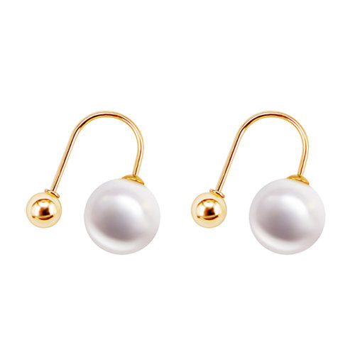 zhuella/珠艾樂 日本Akoya海水珠 18k金  耳環(huán)耳釘耳飾?多種戴法