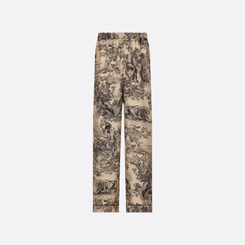 DIOR迪奧 22年秋冬 女士 休閑褲 Pantalon Dior Chez Moi 221P30A6805_X1821