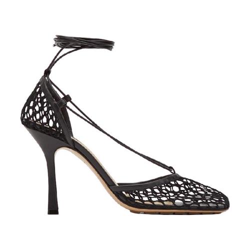  BV葆蝶家 22年秋冬 女士 高跟涼鞋 SANDALES STRETCH 651388VBSD31000 預(yù)定商品1-3周發(fā)貨