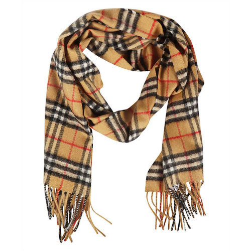 BURBERRY/博柏利  經(jīng)典混色女士格紋輕盈保暖羊絨圍巾 80155561 HQY012345C
