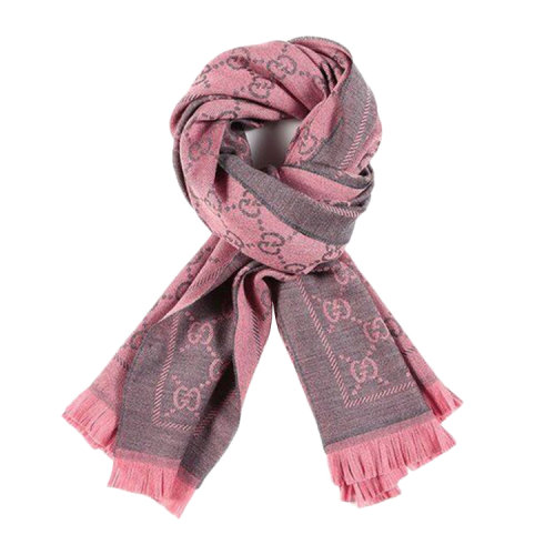 GUCCI/古馳 男女通用 中性時(shí)尚雙G經(jīng)典提花圖案羊毛圍巾圍脖 133483-3G200 多色可選