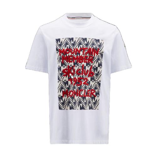  MONCLER蒙可蒙克萊 22年秋冬 男士 短袖T恤 圖形款T恤 H20918D000048390T001
