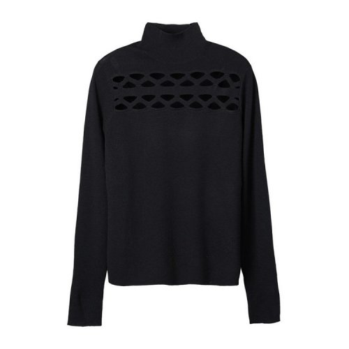 CHLOE/克洛伊 女士黑色時(shí)尚休閑針織衫/毛衣 C21AMP27670 001