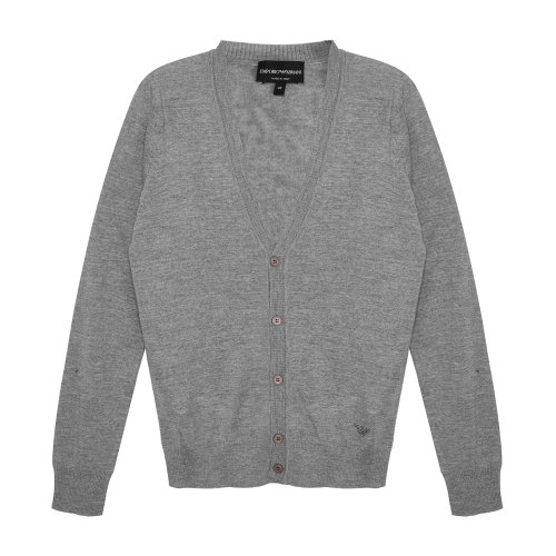 Emporio Armani/安普里奧阿瑪尼 標準灰色 男士針織衫/毛衣  [Exclusive] 8N1E21-1M67Z-0610