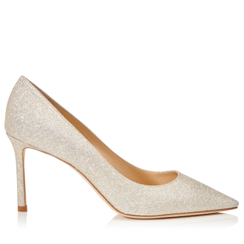 Jimmy Choo/周仰杰  女士經(jīng)典款細閃金色8.5CM細高跟鞋 ROMY85DGZ