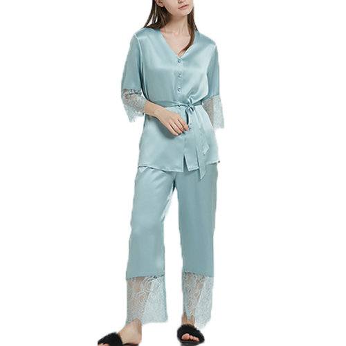 GeleiStory/GeleiStory獨(dú)立系列姆米重磅真絲睡衣桑蠶絲家居服   女睡衣/家居服