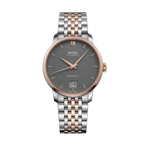  mido/美度  貝倫賽麗系列紀念日大日歷全自動機械男士腕表40.00毫米 M027.426.22.088.00