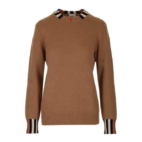  BURBERRY/博柏利 女士IconStripe滾邊設(shè)計(jì)毛衣 80203911