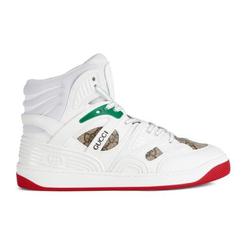  GUCCI古馳 22年秋冬 女士 Gucci Basket女士高幫球鞋 676111 2SHG0 9076