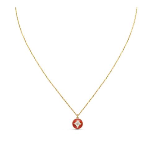  LV路易威登 22年秋冬 女士 項鏈 B BLOSSOM 1*w*8K 金紅玉髓鉆石項鏈 Q93789 預定商品2-8周發(fā)貨