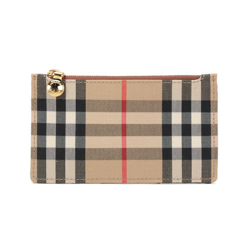 BURBERRY/博柏利  女款織物/配皮零錢包卡包 80356241
