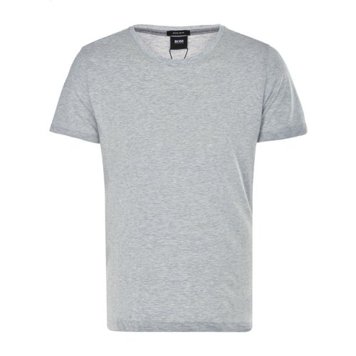 HUGO BOSS/雨果波士  男裝 服飾   花灰時(shí)尚百搭簡(jiǎn)約花紋男士短袖T恤