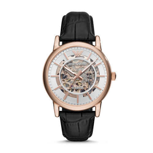 Emporio Armani/安普里奧阿瑪尼 全自動鏤空黑武士機(jī)械男士商務(wù)男表 AR60007