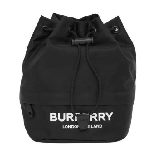  BURBERRY 22年秋冬 女士 徽標(biāo)印花 ECONYL? 抽繩收納袋 80321881 預(yù)定商品1-3周發(fā)貨