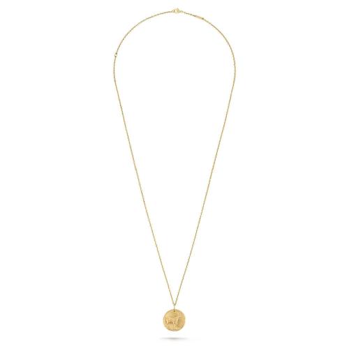  VCA梵克雅寶 22年秋冬 女士 吊墜 Medaille Zodiaque Capricorni (Capricorne) Or jaune 750/1
