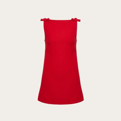  VALENTINO華倫天奴 22年秋冬 女士 連衣裙 ROBE EN CREPE COUTURE 1B3VA0551CF157