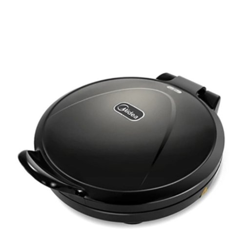 Midea/美的 雙面懸浮煎烤機(jī)家用電餅鐺JHN30E黑色 聚能蜂窩烤盤 1200w大火力