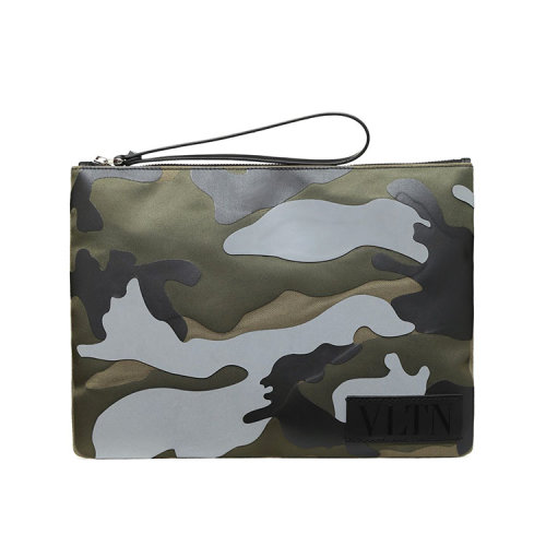 Valentino/華倫天奴  男包女包迷彩色時尚百搭手拿包  RY2P0299JXE CG3