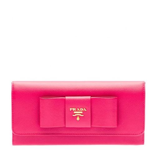  PRADA/普拉達(dá) 女士黑色牛皮錢包 1MH132ZTMF0002 PLSX