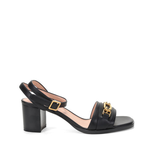 BALLY/巴利 女士牛皮馬銜扣涼鞋高跟鞋 DOSSY 55