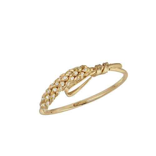 Chaumet/尚美  L'EPI DE BLé DE CHAUMET系列 女士18k金黃金多顆明亮切割鉆石手鏈083258