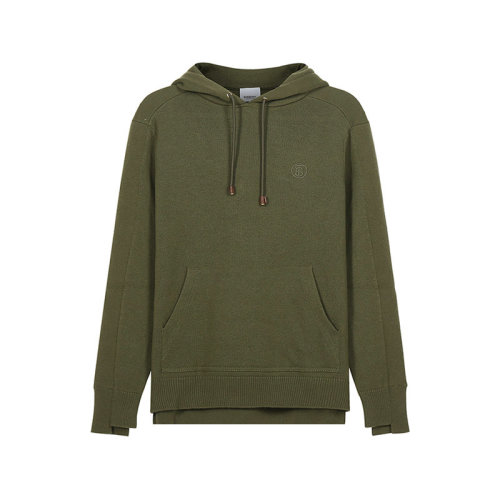 BURBERRY/博柏利 女士綿羊毛混紡連帽羊毛衫針織衫毛衣專屬標(biāo)識(shí)刺繡 80435211