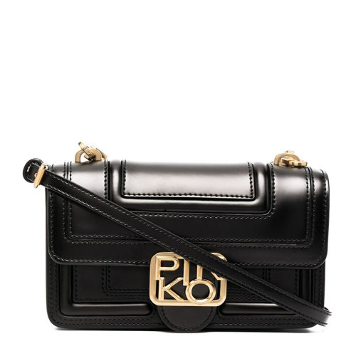 Pinko/品高女士牛皮女士經(jīng)典線縫裝飾金屬鏈條燕子包單肩包斜挎包女包1P21S4多色可選