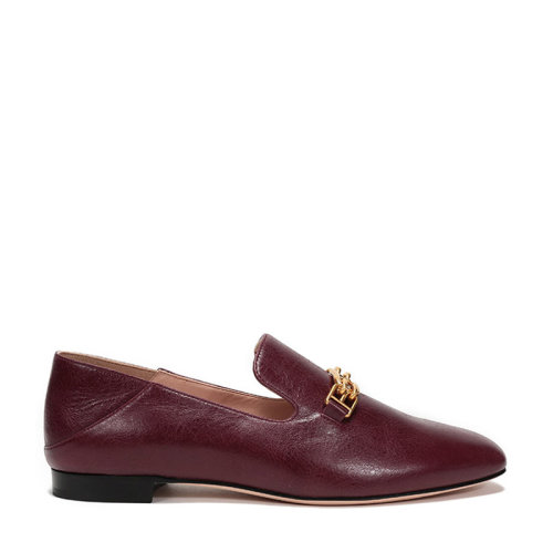 BALLY/巴利 女士牛皮可踩腳單鞋樂福鞋平底鞋 DARCIE FLAT