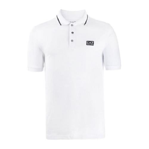  ARMANI/阿瑪尼 阿瑪尼 男士白色棉質(zhì)短袖polo衫 6GPF01-J04Z-1100 PLFSX
