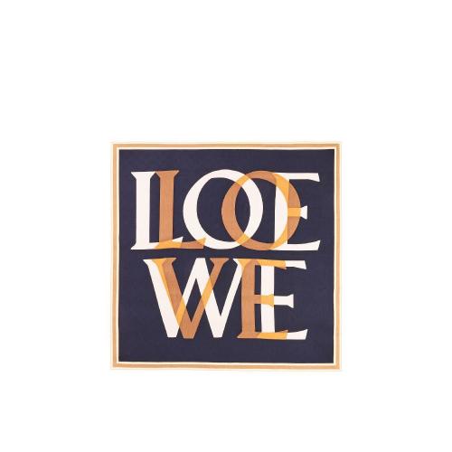  LOEWE羅意威 22年秋冬 女士 圍巾 LOEWE love scarf in wool and cashmere F606257X60-5110