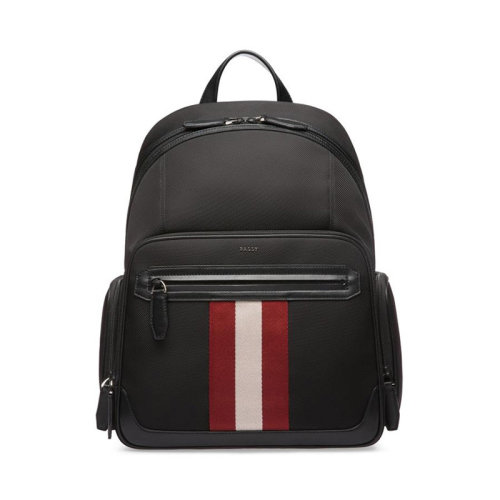 BALLY/巴利 男士 男包 黑色尼龍時(shí)尚背包雙肩包 6220455