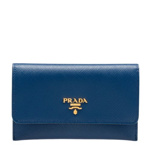  PRADA/普拉達(dá) 女士藍(lán)色牛皮革手拿包 1MC004 QWA F0016 PLSX