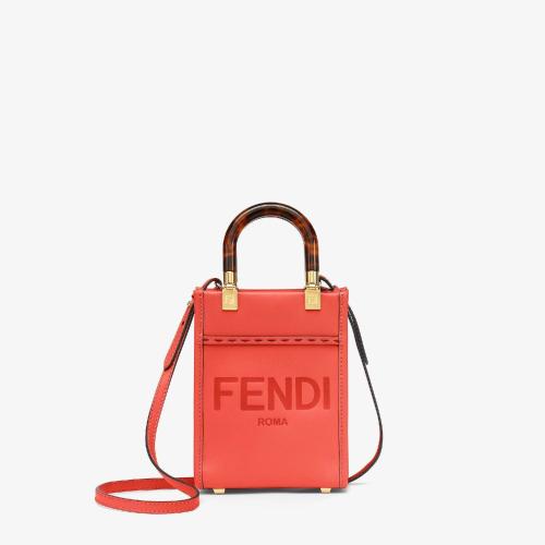  FENDI芬迪 22年秋冬 女士 單肩包 Mini Sunshine Shopper 8BS051ABVLF0H6C