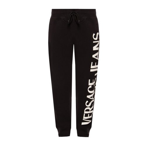  VERSACE JEANS COUTURE 男士黑色棉質(zhì)休閑運動褲 A2GVA1F3 13956 899 PLFSX