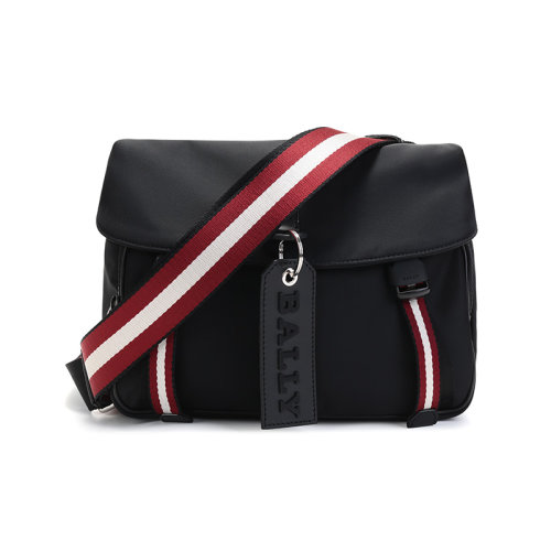 BALLY/巴利 男士織物單肩斜挎包 CATCH SM T