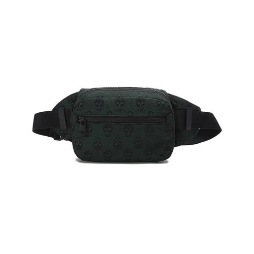 Alexander McQueen/亞歷山大麥昆 【22春夏新款】 男士織物胸包單肩斜挎包腰包 625512 1AAFG