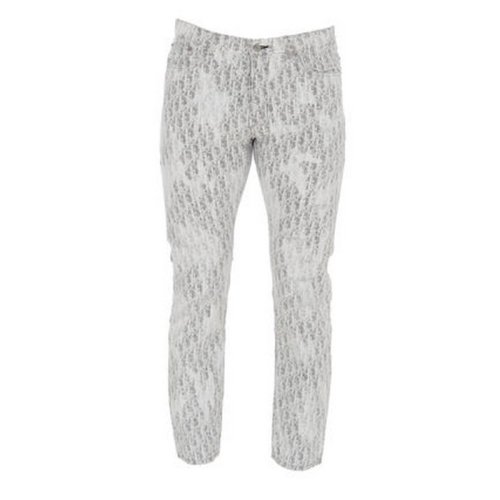  DIOR/迪奧 男士白色棉質(zhì)牛仔褲 193D011DY503-089 PLFSX