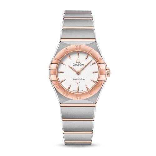 OMEGA/歐米茄 星座系列 精鋼 18K金 石英機(jī)芯 女士腕表 131.20.25.60.02.001