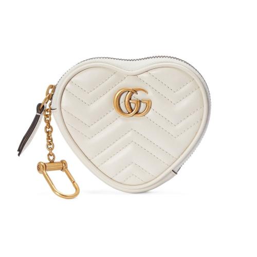  GUCCI古馳 22年秋冬 女士 GG Marmont系列心形零錢(qián)包 699517 DTDHT 9022