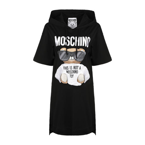 MOSCHINO/莫斯奇諾 秋款時尚休閑連帽冬女士裙裝女士連身裙女士連衣裙V044155401