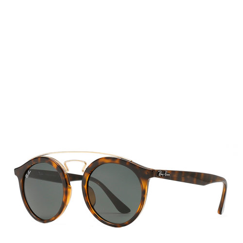 【SALE】Ray-Ban/雷朋 復(fù)古圓框男女款太陽鏡彩色反光鏡片墨鏡眼鏡 RB4256F 47mm RayBan 雷朋