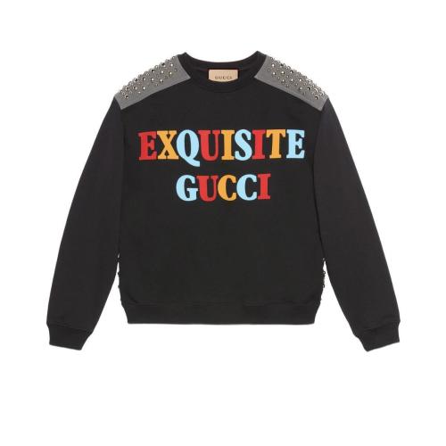  GUCCI古馳 22年秋冬 男士 “Exquisite Gucci”針織棉衛(wèi)衣 718164 XJEWK 1043