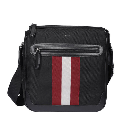 BALLY/巴利 男士 男包 黑色時(shí)尚斜挎包單肩包 6231807
