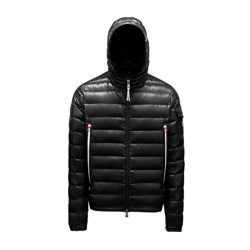 Moncler/蒙克萊 22年早春新款 GALION系列 男士黑色漆面尼龍羽絨服H10911A00027M1592999