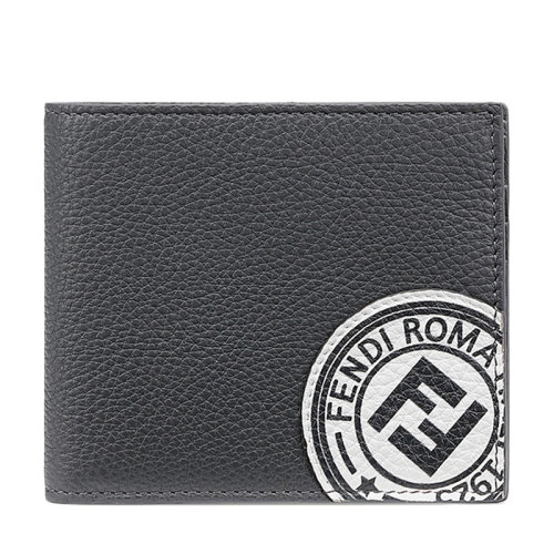 FENDI/芬迪男士灰色小牛皮錢包7M0169-A4NR-F0X2Q-146#181126LMP