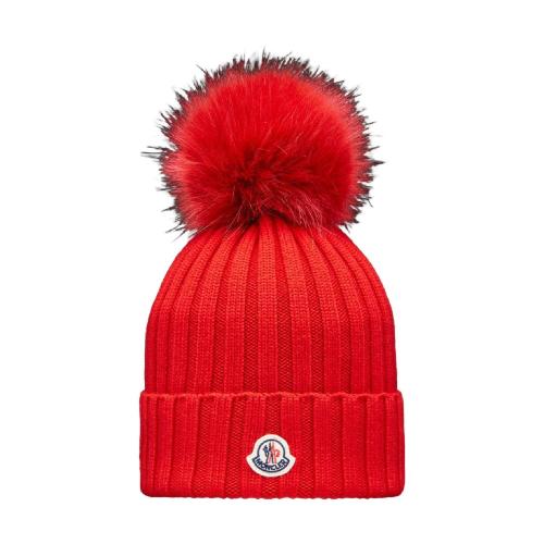  MONCLER蒙可蒙克萊 22年秋冬 女士 帽子 Beanie with Pom Pom H20933B00028A9327455