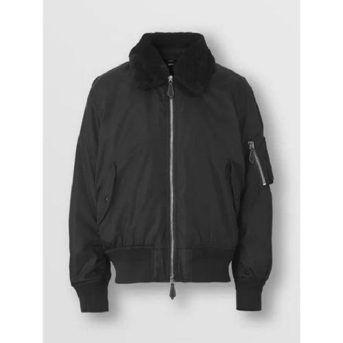  BURBERRY/博柏利 男士黑色尼龍夾克 80413811 PLFSX